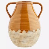 VASE WITH HANDLES MUSTARD 31